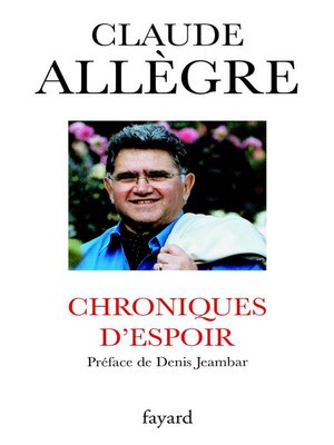 cover image of Chroniques d'espoir
